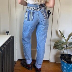 Vintage 90s y2k light wash straight leg jeans Size 5/Small